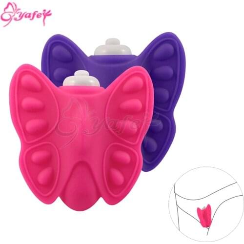 YAFEI Wearable Butterfly Vibrating Panties Clitoral stimulator G spot Vibrator Vaginal sex toy for Women Intimate Adult sex toy