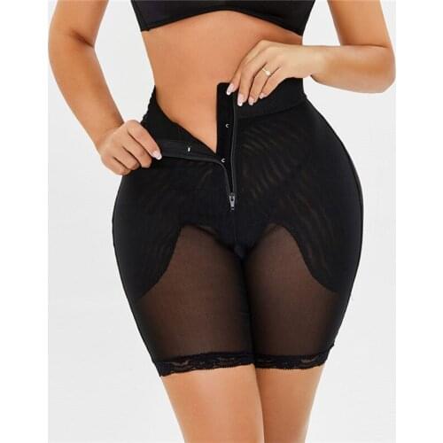 Sexy Thin Control Panties Women Slimming Tummy Shapers Shaping Underwear Shapewear Correction Plus Size S-6XL Black