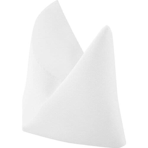 Practical 10pcs Polyester Fabric Napkin 18.5 x 18.5inch (47 x 47 cm) Solid Polyester Machine Washable Napkins for Holiday Dinner