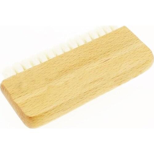 LP Vinyl Record Cleaning Brush Anti-static Goat Hair Wood Handle Brush Cleaner for cd Player Turntable