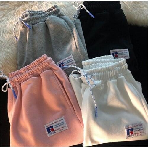 Ins Tide Brand Breasted Design Pink Sports Shorts Summer New Women Casual All-Match High Waist Five-Point Harajuku Biker Pants