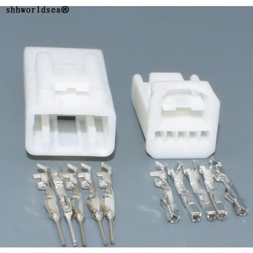 Worldgolden 5pin male female for Toyota headlight brightness headlight adjustment 11909 folding rearview mirror plug