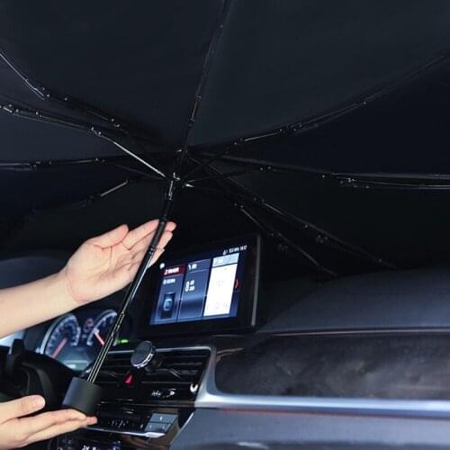 Foldable car windshield sunshade car front window sunshade heat insulation bulletproof parasol accessories