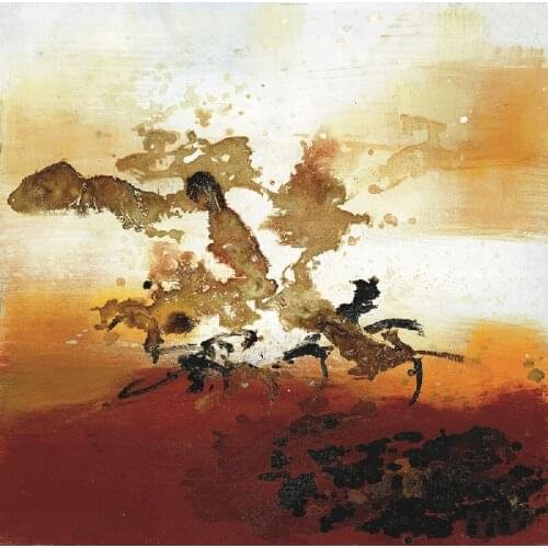 Modern fashion wall art home decorative gold and black abstract oil painting on canvas fine gift living room decor