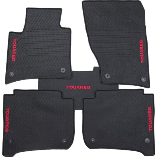 Special Rubber Car Floor Mat for Volkswagen Touareg Tiguan High Quality Waterproof Anti Skip No Odor Green Latex Durable Carpets
