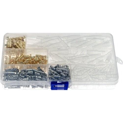 100 sets of 4.0mm bullet head docking terminals quick wiring wire connectors male and female plug-in terminal blocks