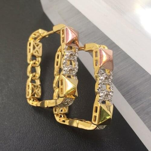 Vanifin Fashion Jewelry Distinctive Square Stylish Luxury Micro inlay Party Earrings Anniversary Neoteric Bridal Daily Best Gift