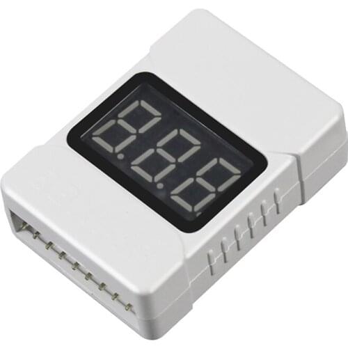 Buzzer Alarm Low Voltage Battery Indicator 1S-8S Lipo Battery tester BBX1-8S For Quadcopter RC Racing Drone