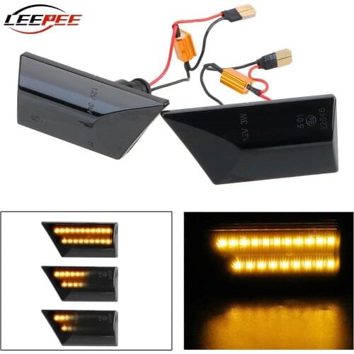 LED Car Falshing Turn Signal Lamps Side Marker Lights Lateral Blinker Accessories For Opel Vectra C Signum Suzuki Swift Alto SX4