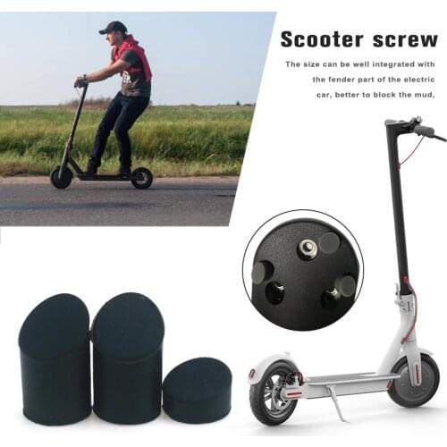 3pcs Rear Fender Screw Silicone Cover Waterproof Plug For Xiaomi M365/ Pro Electric Scooter Skateboard Accessories