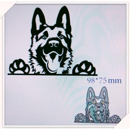 Corte de metal dados corte morrer molde decoração do cão scrapbook papel ofício faca molde lâmina punch stencils morrer