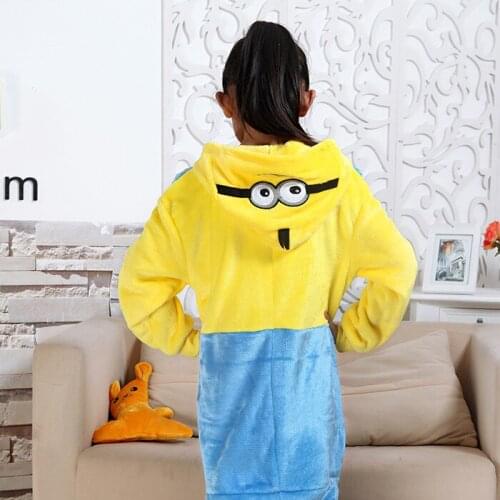 Photography Kid Boys Girls Party Clothes Pijamas Flannel Pajamas Child Pyjamas Hooded Sleepwear Cartoon Animal Miniors Cosplay