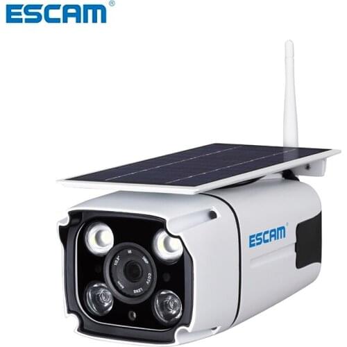 ESCAM QF260 HD1080P 2MP WIFI Wireless IP67 Outdoor Solar Battery Low Power Consumption PIR Network Surveillance Security Camera