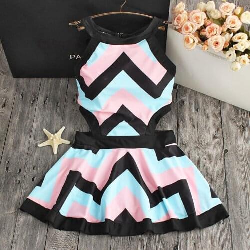 2021 New Ladies One Piece Swimwear Underwire Push Up Striped Women Swimming Bathing Suit Swimsuit Swim Dress Summer Beach Wear