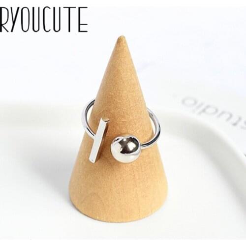 New Arrivals Vintage Ball Lines Rings For Women Men Large Adjustable Size Finger Ring Fashion Jewelry 2021