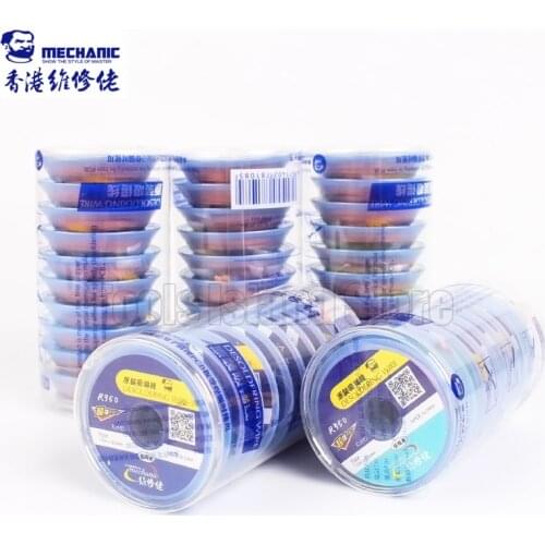 MECHANIC Solder Wick Remover Desoldering Braid Solder Sucker Flux Wick Cable for iphone Motherboard BGA stannum planting clean