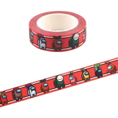 Ransitute R1324 Game Robot Cartoon Creative Matte Surface Tape Paper Stickers Student Supply Stationery Notebook Decoration Gift