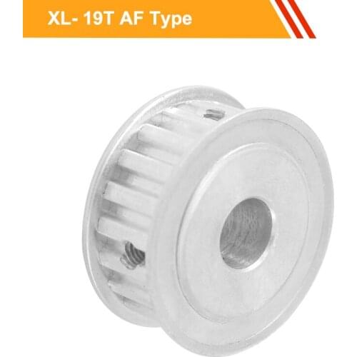 XL 19T Timing Wheel Pulley 11mm Belt Width XL Type Gear Pulley 6/6.35/8/10/12/14/15mm Bore Timing Belt Pulley for CNC Machine