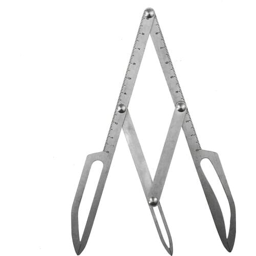 Stainless Steel Eyebrow Positioning Measurement Ruler Tattoo Calipers Microblading Permanent Makeup Golden Ratio Measure Tool