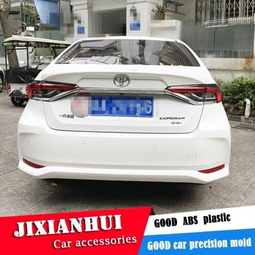 For Toyota Corolla Spoiler 2019-2021 Corolla ex Spoiler tNF ABS plastic Material Car Rear Wing Color Rear Spoiler
