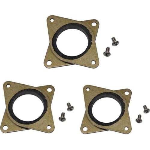 Upgraded NEMA 17 Stepper Steel and Rubber Vibration Dampers with M3 Screw -CNC for 3D Printer Creality CR-10, CR-10S, Ender 3