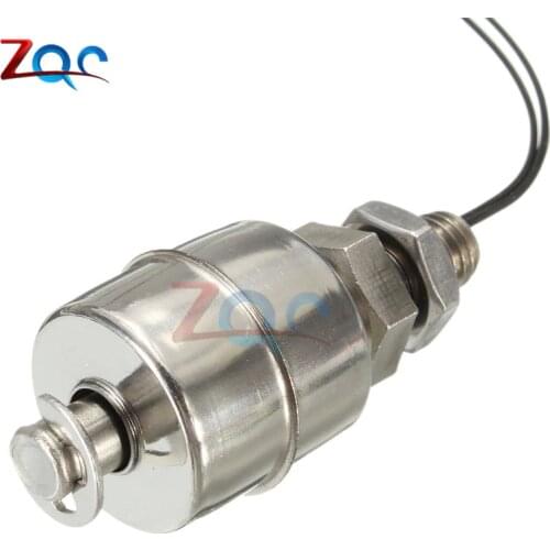 Vertical Water Level Sensor Stainless Steel 45mm Normally Closed Float Switch for Fish Tank Pool Horizontal Aquarium