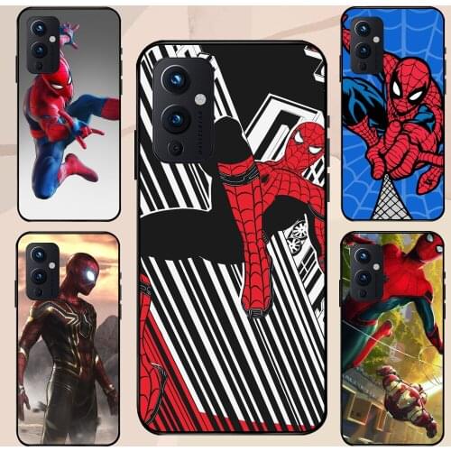 High Quality Phone Mobile Case for One Plus 9Pro 9R 7T PRO 5T 6 5 Shockproof Printed Chinese Mobile Case Cute Spiderman