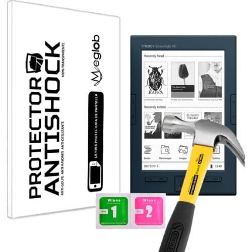 Screen protector Anti-Shock Anti-scratch Anti-Shatter compatible with Tablet Energy Sistem Energy Ereader Screenlight HD