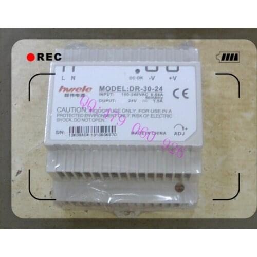 [ZOB] RONGLAN guide rail switching power supply DR-30-24 24V1.5A --5pcs/lot