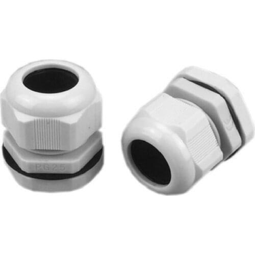 1pcs IP68 PG48 Rohs Black Grey Waterproof Nylon Plastic Cable Glands