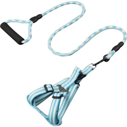 1 Pcs Dog Harness Leash Portable Dog Traction Rope Cotton Round Puppy Kitten Running Walking Leash Small Medium Dogs Accessories