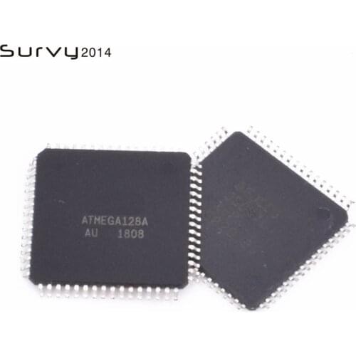 10 PCS ATMEGA128A-AU ATMEGA128A ATMEGA128 8-bit Microcontroller QFP64 TQFP diy electronics