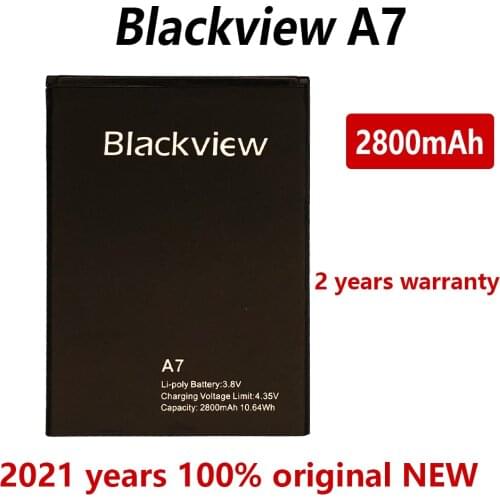 100% Original 2800mAh Replacement battery For Blackview A7 High Quality Batteries Bateria With Tracking number