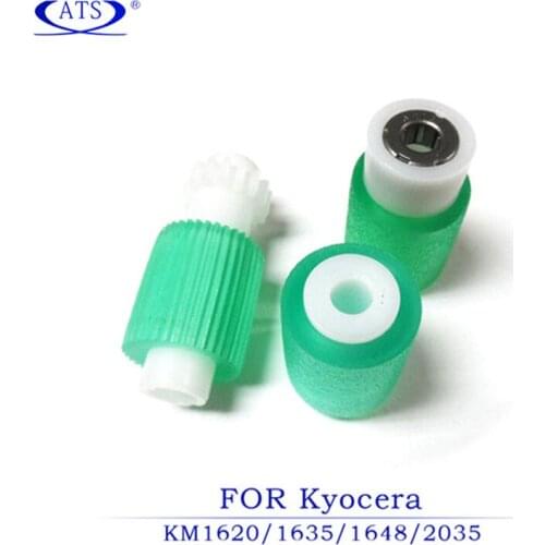 3pcs/set pickup roller rubber For Kyocera KM 1620 1635 1648 2035 compatible Copier spare parts KM1620 KM1635 KM1648 KM2035