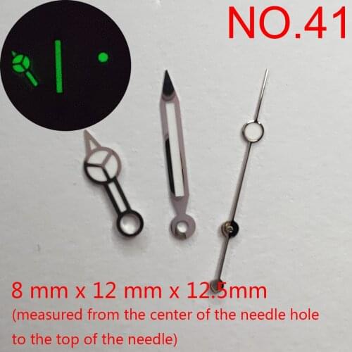 Watch accessories watch pointer NH35 NH36 pointer green blue super luminous, suitable for NH35, NH36 movement