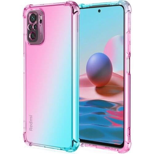 Full Protection Hybrid Color TPU Case for Xiaomi 10S 10 S Redmi Note 10 Pro 5G 4G Note10S Shockproof Mobile Phone Bag Cover