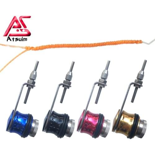 AS Fishing Line Knotter GT/FG/ Knot Bobbin Knotter PE Fishing Knotting Device Pulling Rod Hanging Bottom Winder Tools