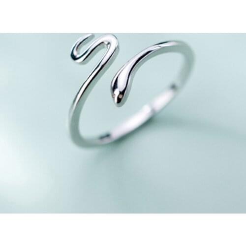 Snake Finger Ring For Women Men Vintage Boho Knuckle Party Rings Punk Jewelry Girls Gift Women Opening Snake Cocktail Ring