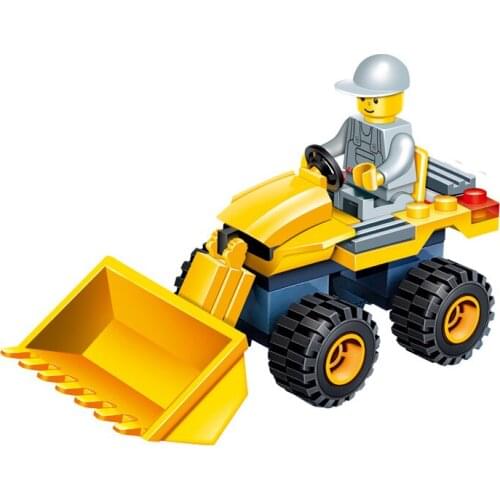 Mini Cartoon Car Truck Airplane Building Blocks Childrens Construction Game Construction Toys Kids Building Toys Blocks Games