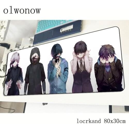 Tokyo Ghoul mousepad gamer locrkand 800x300x3mm gaming mouse pad hot sales notebook pc accessories laptop padmouse ergonomic mat
