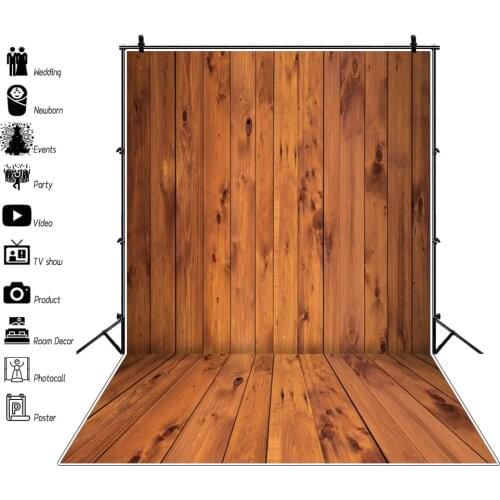 Laeacco Wooden Backdrops For Photography Planks Board Texture Floor Party Baby Pet Doll Portrait Photo Background Photo Studio