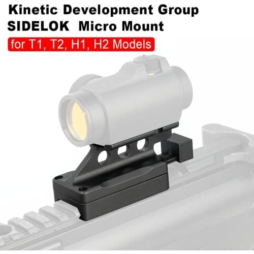 PPT Tactical Development Group Micro Mount Compatible with T1 T2 H1 H2 Models Black Color SID Mount gs24-0208