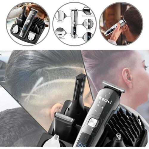 Multifunctional 1 Set Stylish Beard Razor Electric Shaver 50/60Hz Frequency Men Shaver USB Charging for Travel