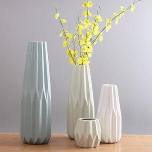 Nordic white green blue ceramic vase, home office restaurant bar table decoration gift, creative artwork