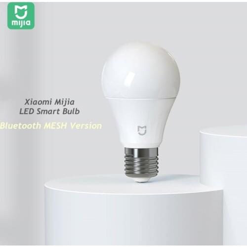 Xiaomi Mi LED Smart Bulb E27 5W 2700-6500K Voice Control Color Lamp AC220V Bluetooth MESH Version Bulb