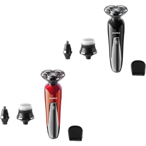 KAIRUI 4D Floating Three-Blade Five-In-One Electric Shavers for Men Full Body Washing Razor USB Rechargeable