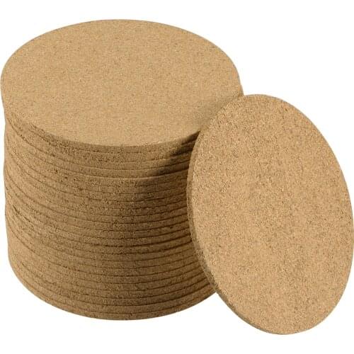 Uxcell Cork Coasters Wooden Trivet Drinks Mats for Home Bar Kitchen Laboratory Restaurants Cafes Office