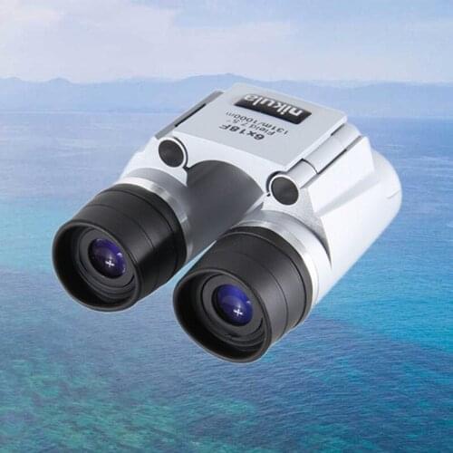 Portable high-quality 6x18 handheld binoculars new high-power HD low-light night vision binoculars outdoor travel tool