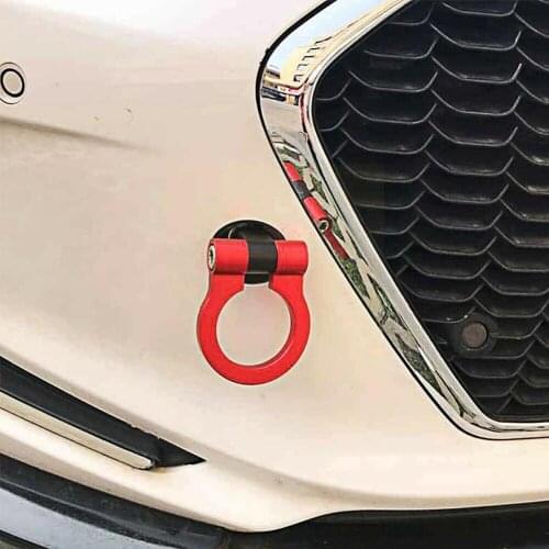 Multi-colored Car Trailer Hooks Sticker Decoration Wrenches Hook Vehicle Front Trailer With Towing Ring Rear Car Affix Raci B5S9