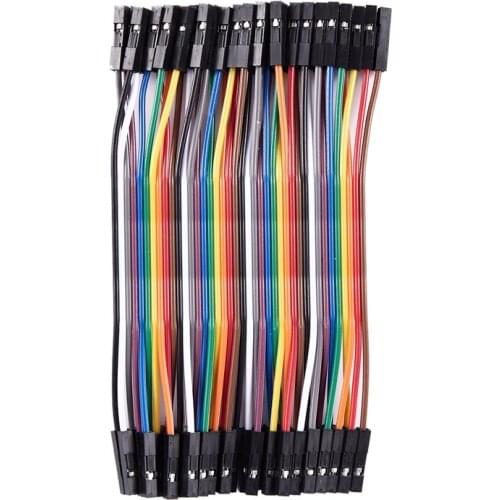 ABGN Hot-10cm 2.54mm Female to Female Dupont Wire Jumper Cable for Arduino Breadboard